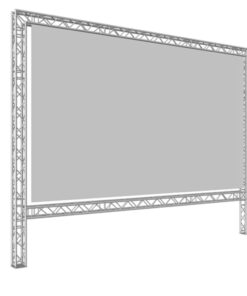 Leinwand (16:9) 7.2x4.2m inkl Truss